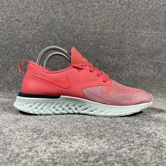 Nike Womens Odyssey React 2 Flyknit AH1016-800 Ember Glow Running Sneakers SZ 9 - Picture 1 of 12